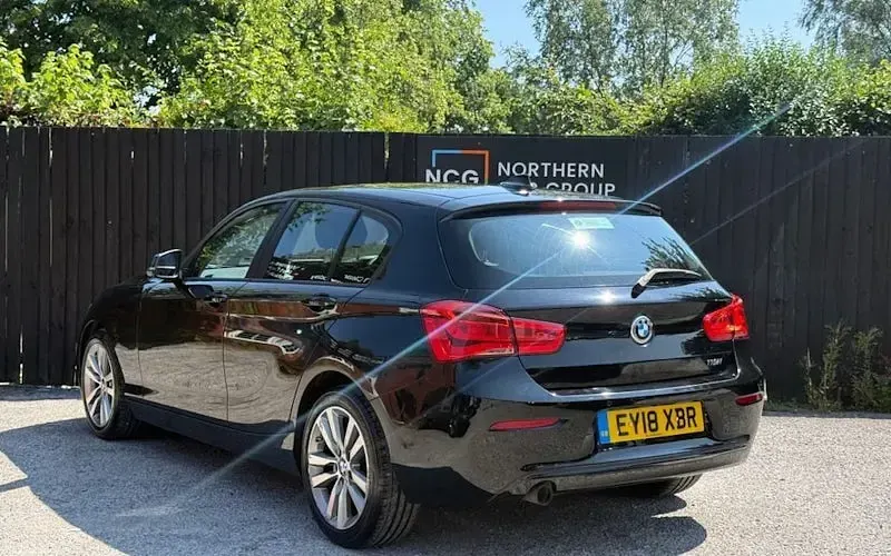 Used BMW 118 Sport Line 136 HP (100 kW) 2017 Black Hatchback