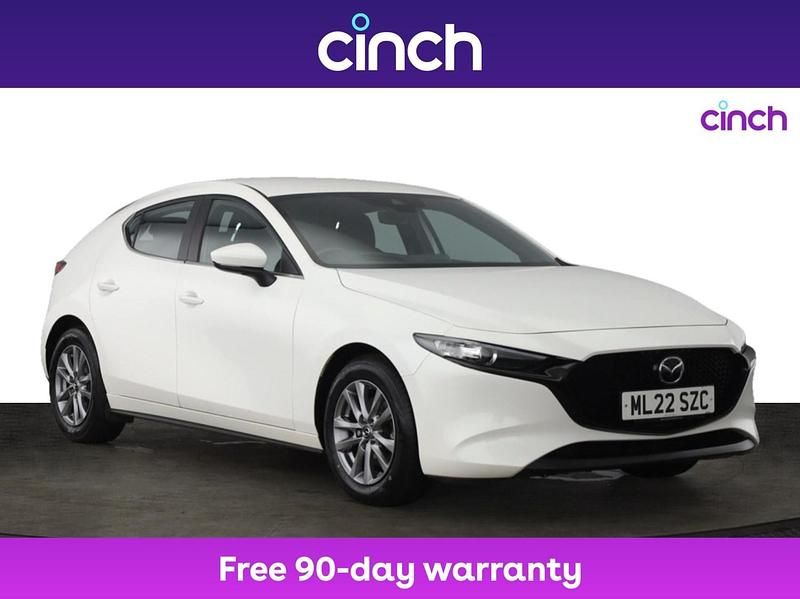 White Used 2022 Mazda 3 Hatchback | £13,899 (Good price) - Image 1/3