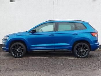 Used Skoda Karoq SportLine 150 HP (110 kW) 2021 Blue SUV
