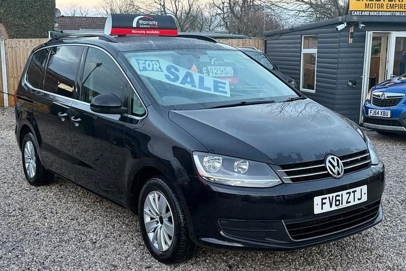 Black Used 2011 VW Sharan SE MPV | £4,295 (Good price) - Image 1/1