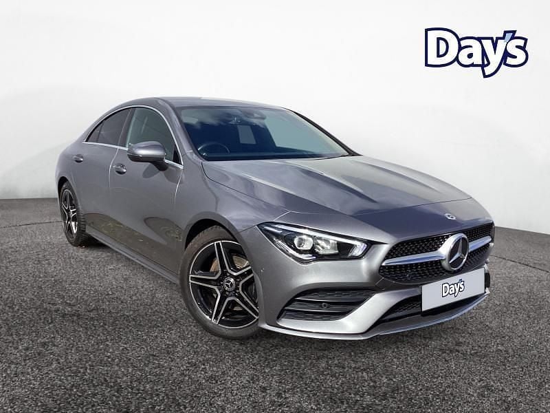 Grey Used 2021 Mercedes CLA220 AMG line Sedan | £19,990 (Good price) - Image 1/4
