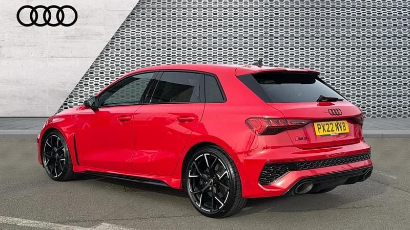 Used Audi RS3 Comfort 400 HP (294 kW) 2022 Red Sedan
