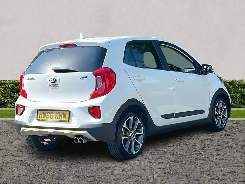 Used Kia Picanto X-Line 83 HP (61 kW) 2018 White Hatchback