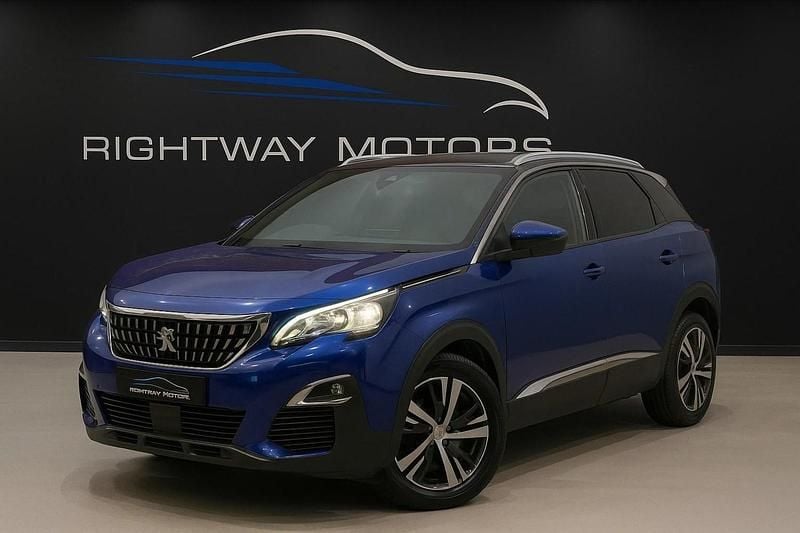 Blue Used 2017 Peugeot 3008 Active Hatchback | £9,295 (A bit pricey) - Image 1/4
