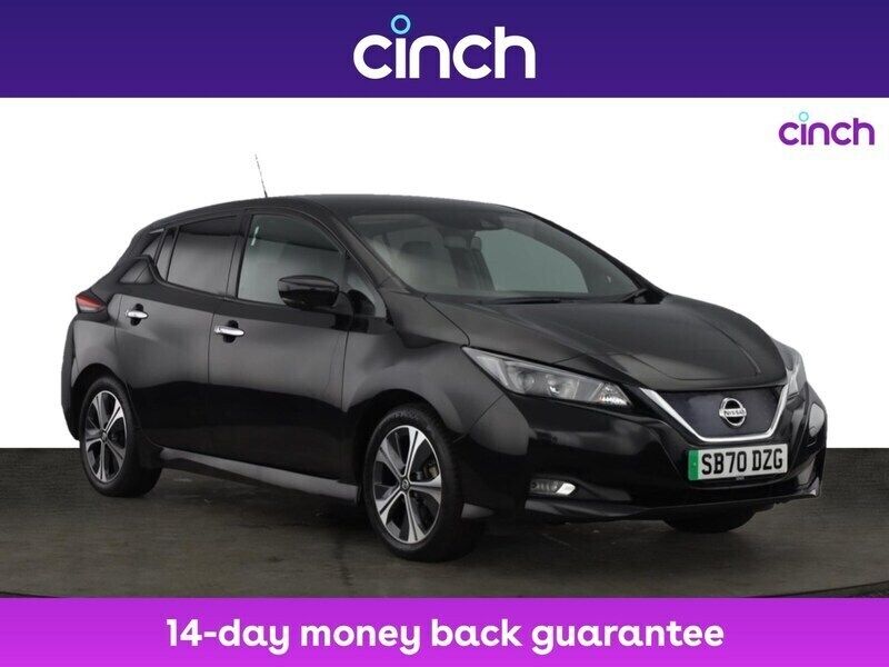 Black Used 2020 Nissan Leaf N-Connecta Hatchback | £9,649 (Fair price) - Image 1/3