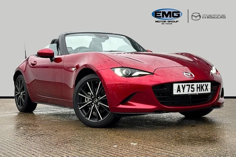 Red New 2025 Mazda MX5 Exclusive-Line Cabriolet | £29,495 (Good price) - Image 1/3