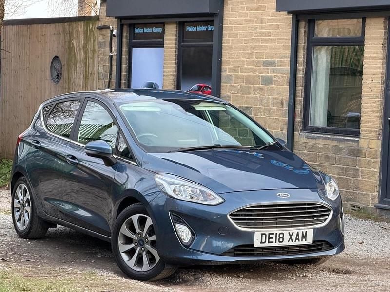 Used Ford Fiesta Titanium 2018 Blue Hatchback