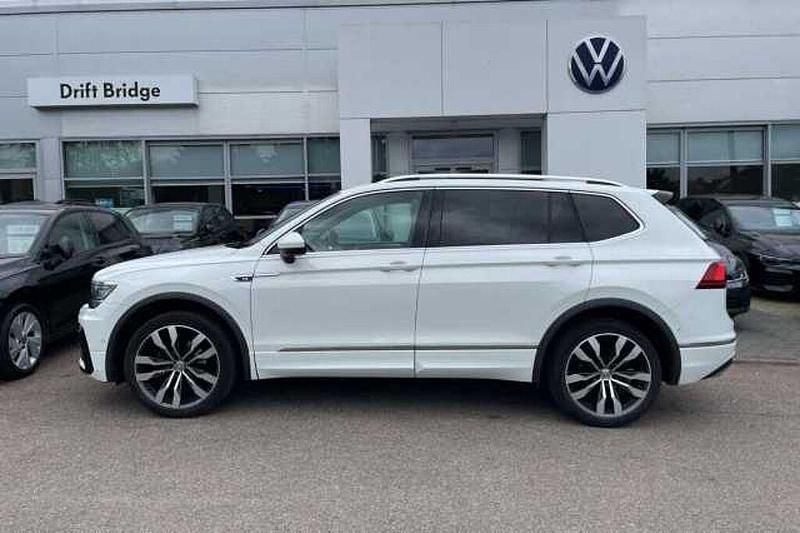 Used VW Tiguan Allspace R-line 150 HP (110 kW) 2020 White SUV