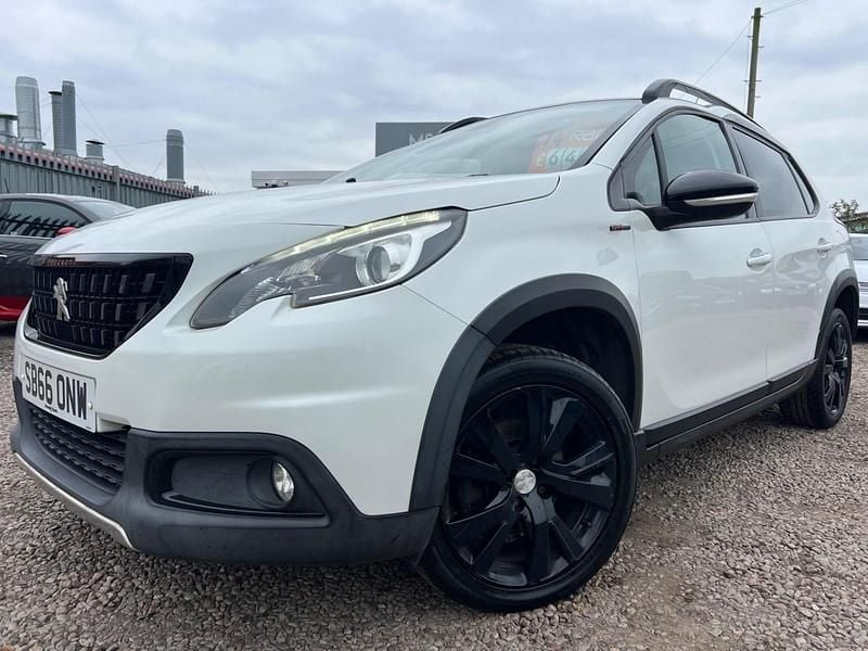 White Used 2016 Peugeot 2008 GT-line SUV | £6,450 (Good price) - Image 1/4