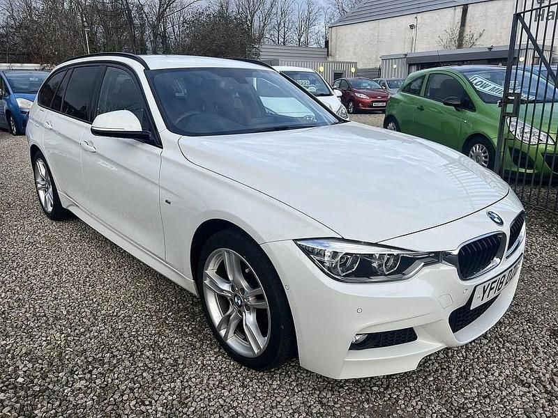 White Used 2018 BMW 320 M Sport Estate | £15,000 (Good price) - Image 1/4