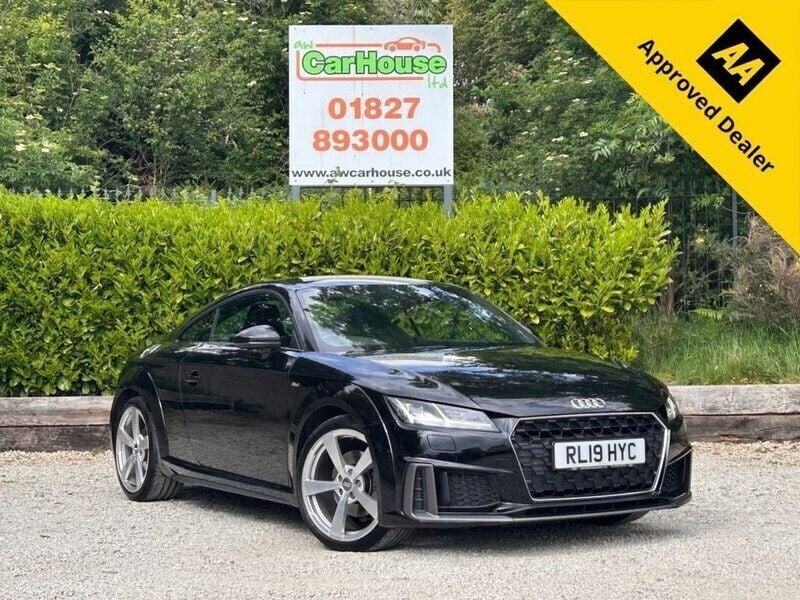 Black Used 2019 Audi TT S-Line Coupe | £17,999 (Good price) - Image 1/4