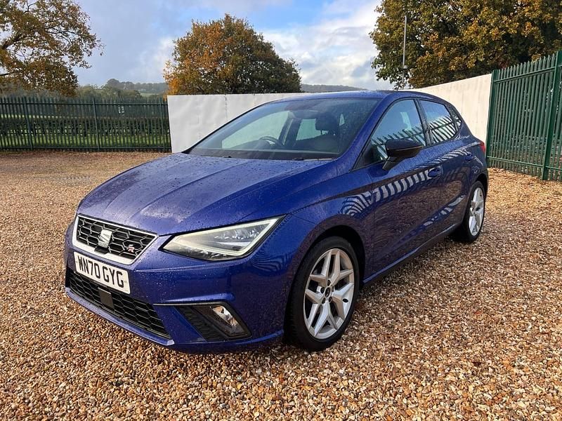 Used Seat Ibiza FR 95 HP (69 kW) 2020 Blue Hatchback