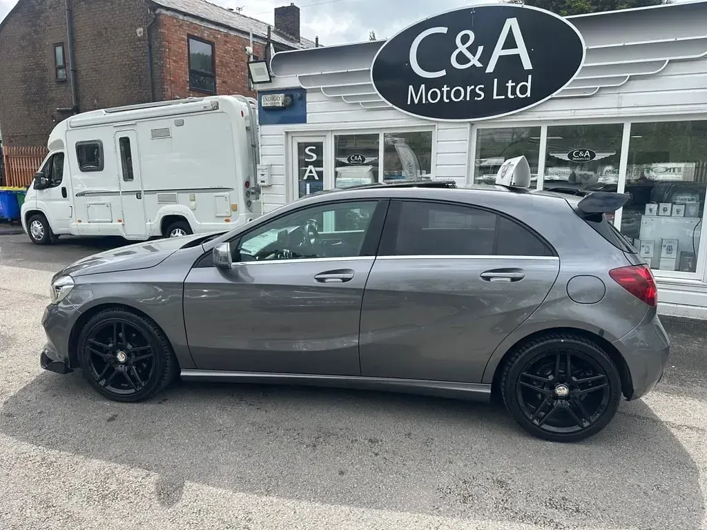 Used Mercedes A200 Sport Edition 136 HP (100 kW) 2018 Grey Hatchback