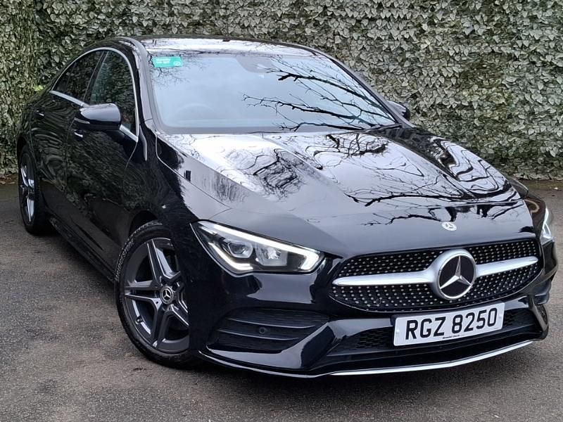 Used Mercedes CLA200 AMG line 163 HP (119 kW) 2020 Black Sedan