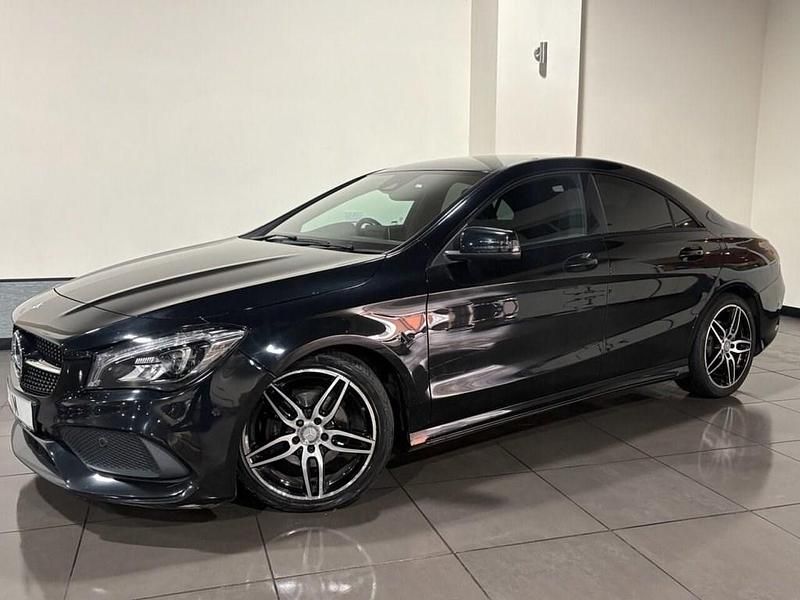 Used Mercedes CLA200 AMG line 136 HP (100 kW) 2016 Black Coupe