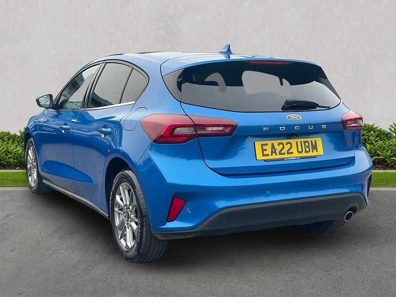 Used Ford Focus Titanium 2022 Blue Hatchback