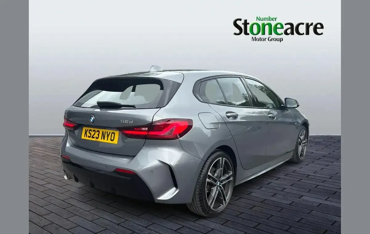 Used BMW 116 M Sport 113 HP (83 kW) 2023 Grey Hatchback