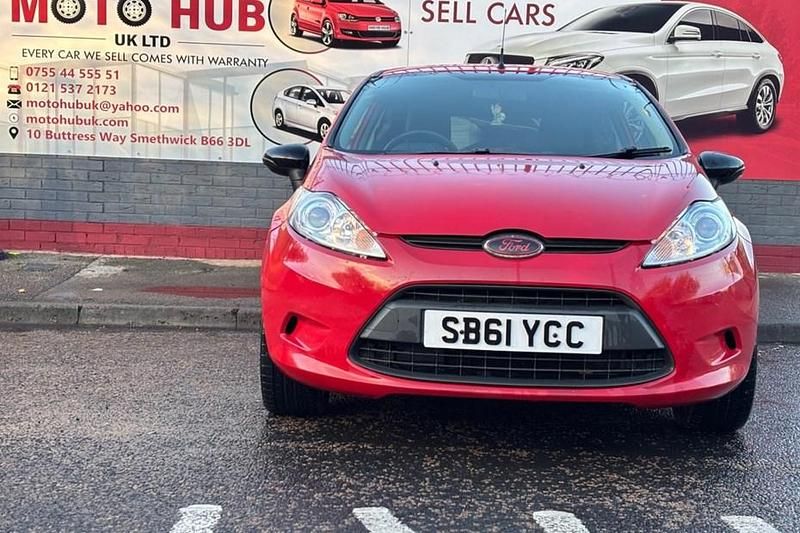 Red Used 2012 Ford Fiesta Zetec Hatchback | £1,850 (Good price) - Image 1/1