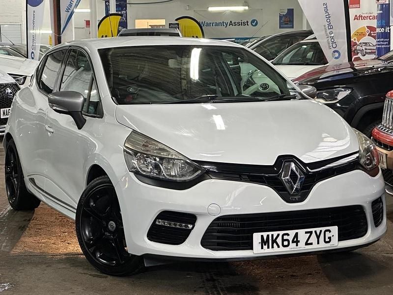 Used Renault Clio IV GT-Line 120 HP (88 kW) 2014 White Hatchback