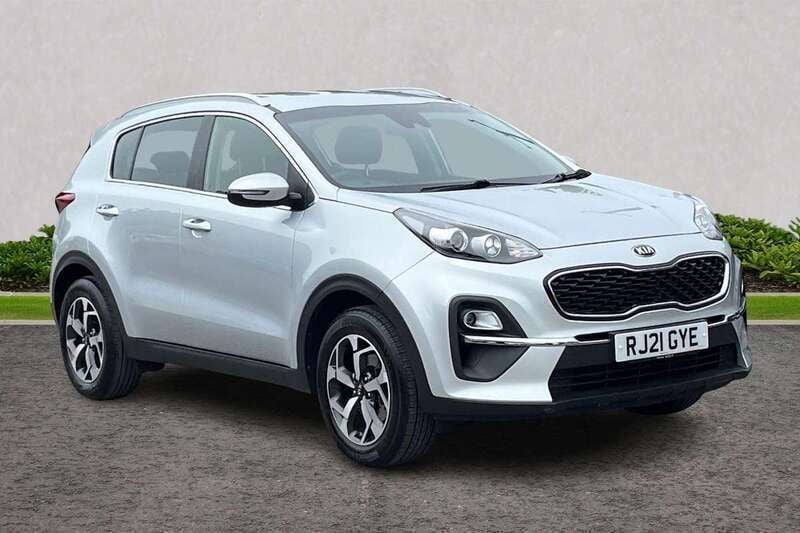 Silver Used 2021 Kia Sportage 2 SUV | £14,450 (Fair price) - Image 1/3