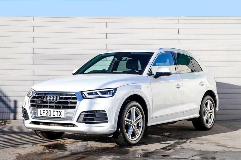 White Used 2020 Audi Q5 S-Line SUV | £23,485 (Super price) - Image 1/4