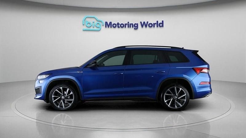 Used Skoda Kodiaq SportLine 150 HP (110 kW) 2022 Blue SUV