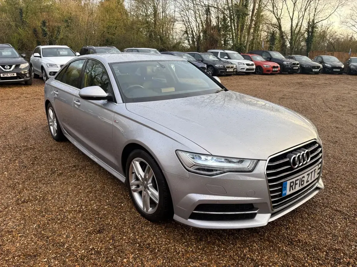 Used Audi A6 S-Line 190 HP (139 kW) 2016 Silver Sedan