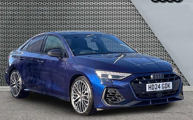 Blue Used 2024 Audi S3 Design Sedan | £41,659 - Image 1/4