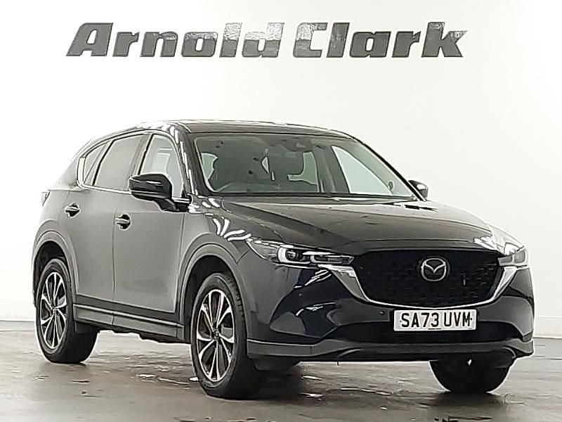 Black Used 2023 Mazda CX-5 Exclusive-Line SUV | £23,698 (Fair price) - Image 1/4