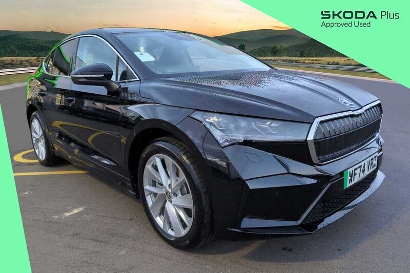 Black Used 2024 Skoda Enyaq iV SUV | £33,950 (A bit pricey) - Image 1/4