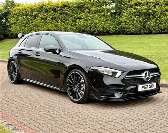 Black Used 2019 Mercedes A35 AMG Premium Hatchback | £21,495 (Good price) - Image 1/1