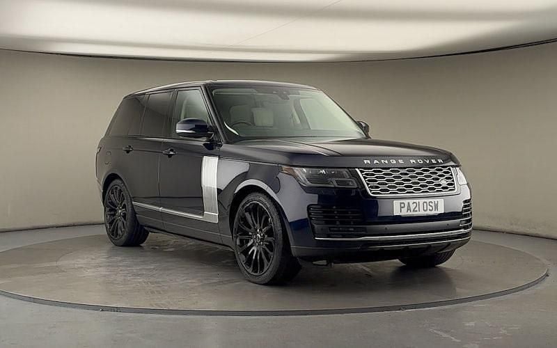 Portofino blue Used 2021 Land Rover Range Rover S SUV | £40,000 (Fair price) - Image 1/4