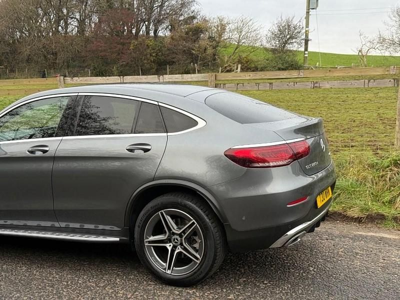 Used Mercedes GLC220 AMG line 194 HP (142 kW) 2019 Grey Coupe
