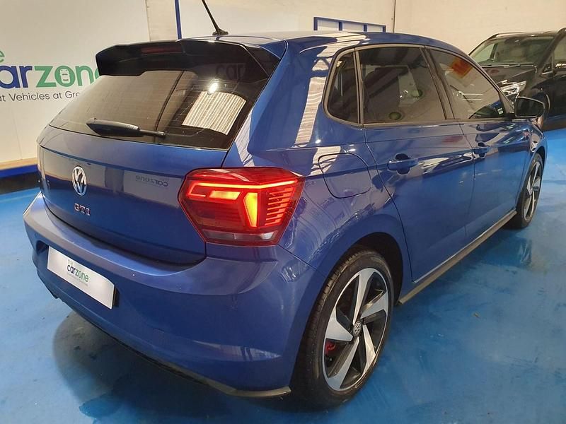 Used VW Polo GTI 200 HP (147 kW) 2019 Blue Hatchback