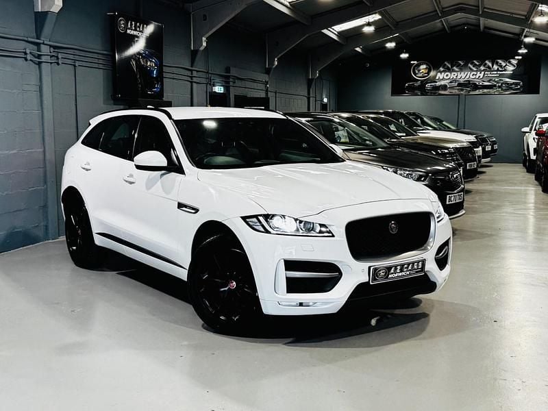 Used Jaguar F-Pace R-Sport 180 HP (132 kW) 2019 White SUV