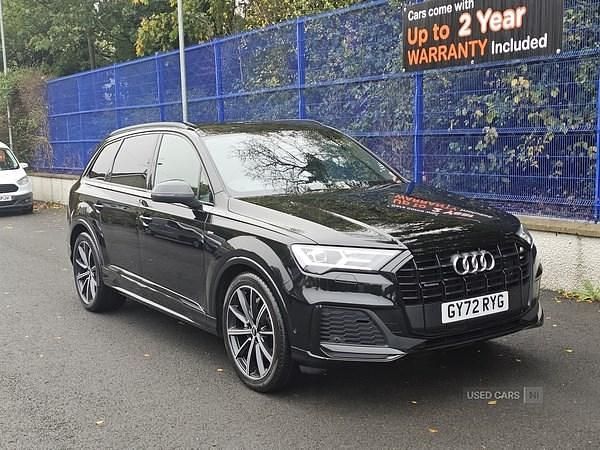 Black Used 2022 Audi Q7 Black Edition SUV | £39,390 (Fair price) - Image 1/4