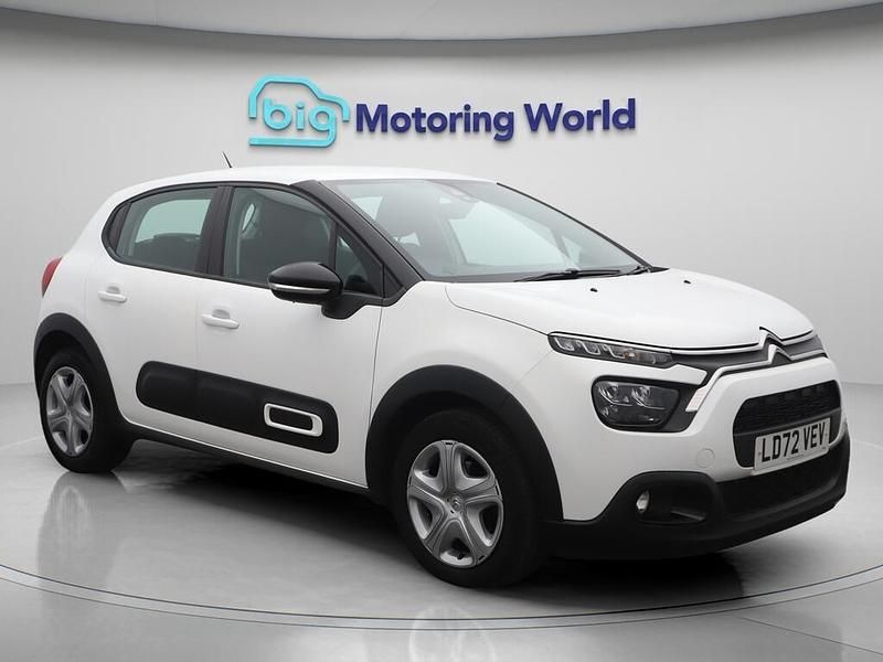 White Used 2022 Citroën C3 PureTech Hatchback | £9,900 (Good price) - Image 1/4