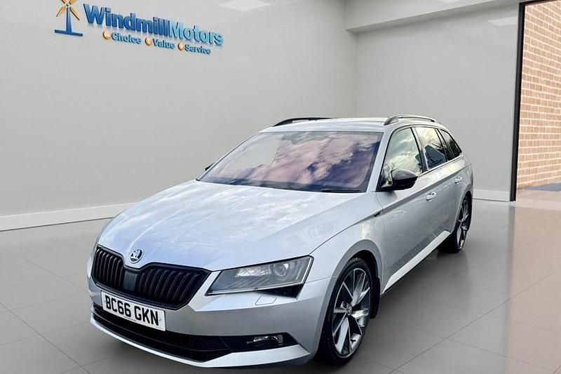 Silver Used 2017 Skoda Superb SportLine Estate | £11,450 (Fair price) - Image 1/1
