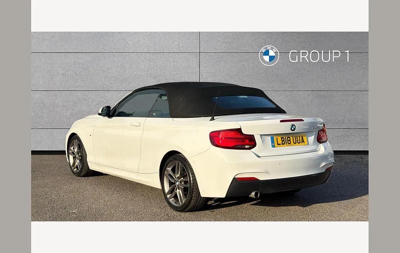 Used BMW 218 M Sport 150 HP (110 kW) 2018 White Cabriolet