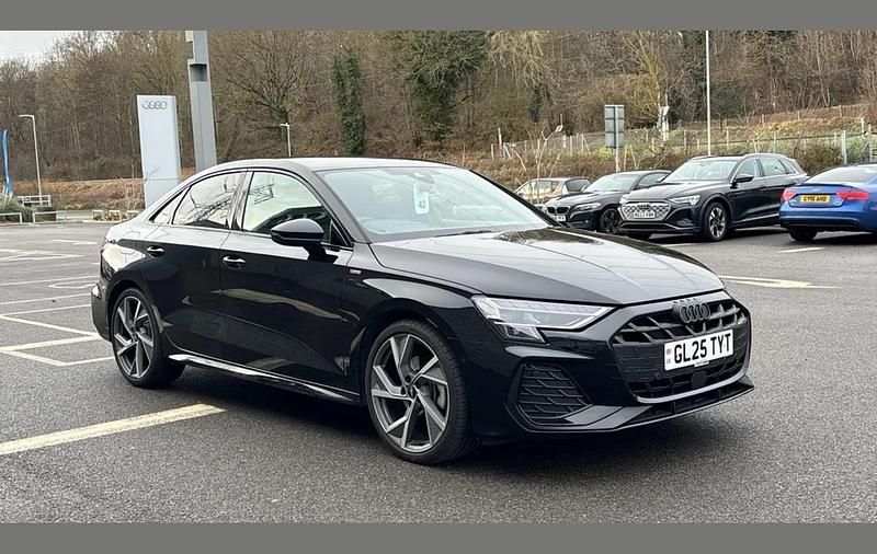 Used Audi A3 Black Edition 147 HP (108 kW) 2025 Black Sedan