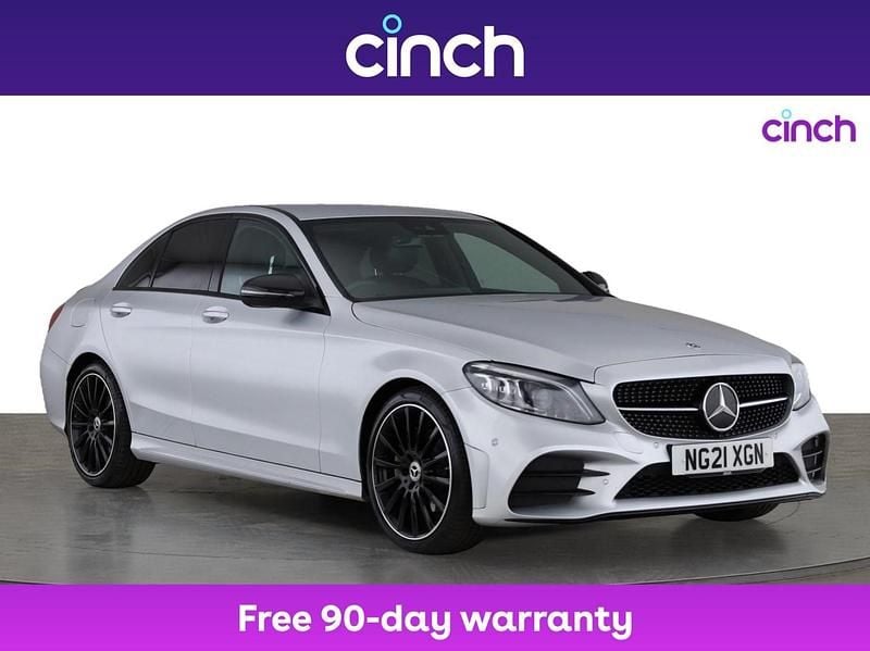 Silver Used 2021 Mercedes C220 AMG line Sedan | £23,599 (A bit pricey) - Image 1/3