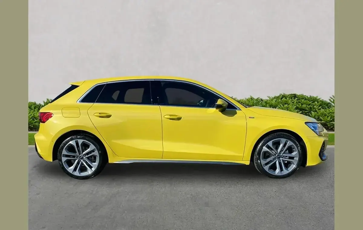 Used Audi A3 S-Line 147 HP (108 kW) 2025 Yellow Hatchback