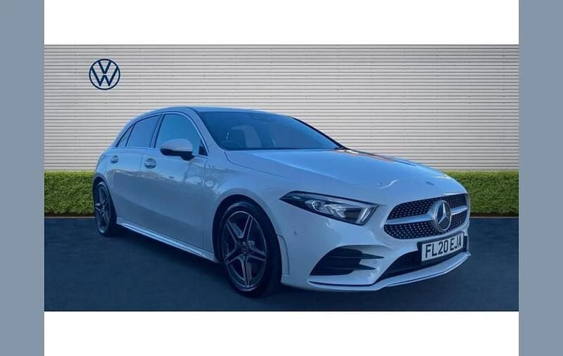 Used Mercedes A220 AMG Line Premium 190 HP (139 kW) 2020 White Hatchback