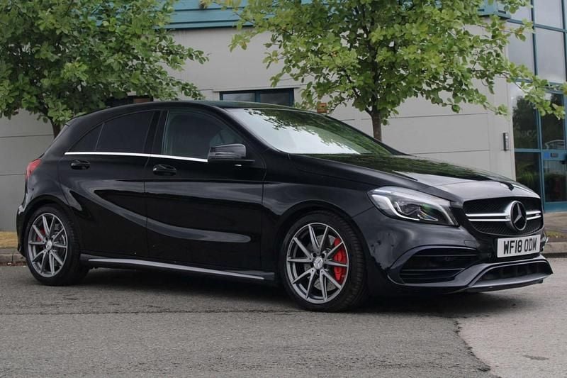 Black Used 2018 Mercedes A45 AMG AMG Hatchback | £20,995 - Image 1/4