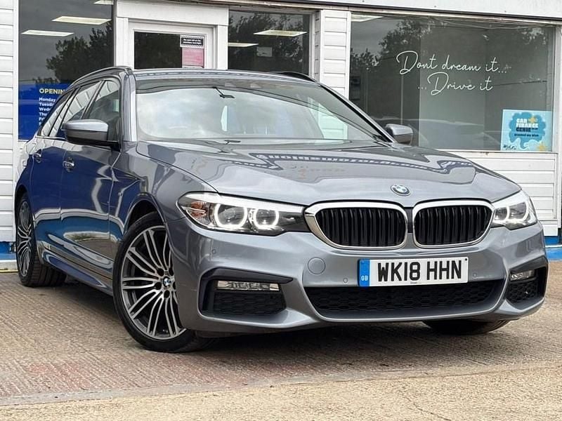 Used BMW 530 M Sport 265 HP (194 kW) 2018 Blue Estate