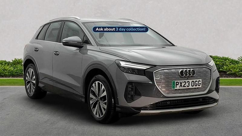 Grey Used 2023 Audi Q4 e-tron Sport SUV | £24,313 (Good price) - Image 1/4