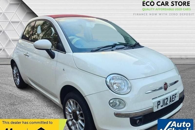 White Used 2012 Fiat 500C Lounge Cabriolet | £3,995 (Fair price) - Image 1/1