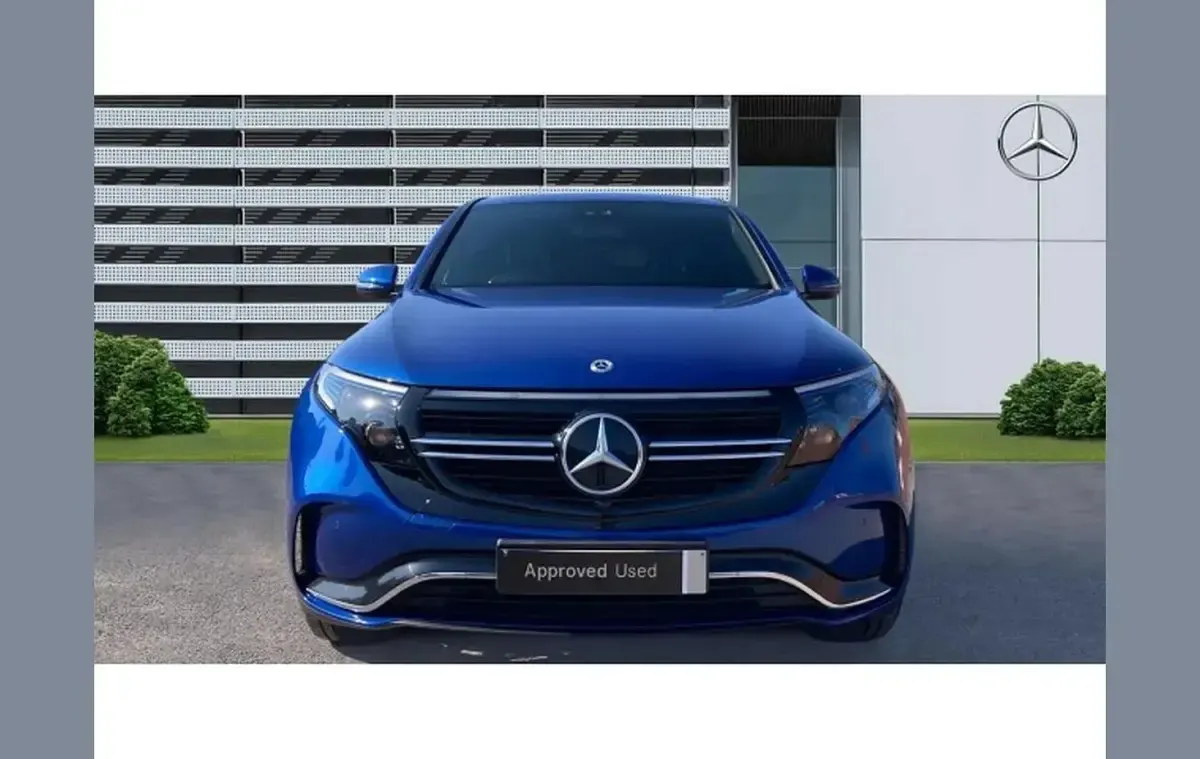 Used Mercedes EQC400 AMG line 300 kW (408 HP) 2023 Spectral blue metallic SUV