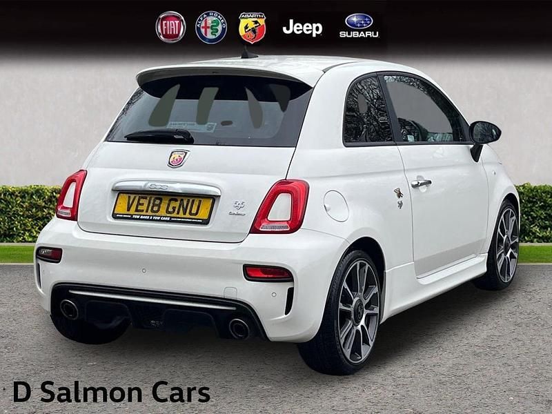 Used Abarth 595 Turismo 165 HP (121 kW) 2018 White Hatchback