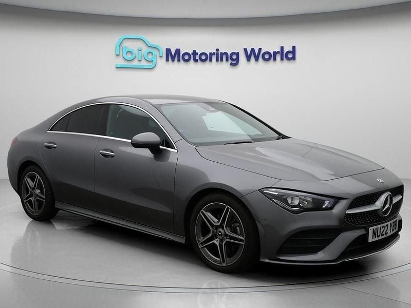 Grey Used 2022 Mercedes CLA180 AMG Line Premium Sedan | £22,571 (Good price) - Image 1/4